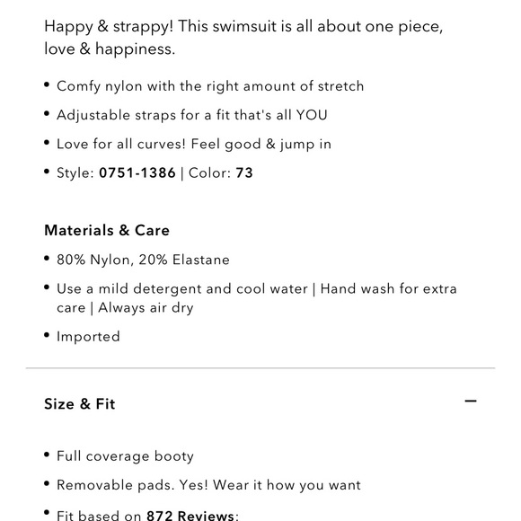 NWT XL long Aerie strappy back 1 piece swimsuit - Picture 6 of 6